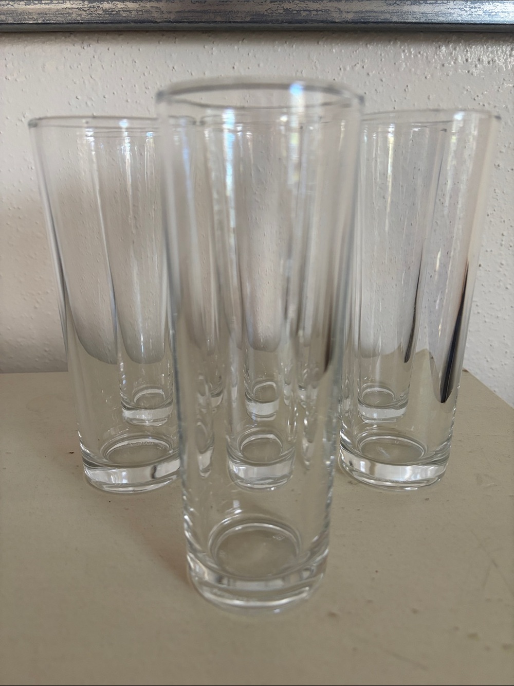Clear Highball Glasses - Set of 7